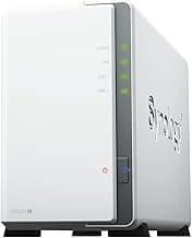 DS223j 2-Bay Diskstation NAS (Realtek RTD1619B 4-Core 1.7 GHz 1GB DDR4 Ram 1xRJ-45 1GbE LAN-Port) 8TB Bundle with 2X 4TB Seagate IronWolf
