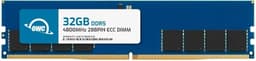 OWC 32GB DDR5 4800 PC5-38400 CL40 2Rx8 288-pin 1.1V ECC Unbuffered UDIMM Memory RAM Module Upgrade for Select Workstations or Servers