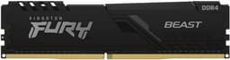 Technology Kingston Fury Beast 32GB 3600MHz DDR4 CL18 Desktop Memory Single Stick KF436C18BB/32,Black