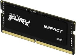 Kingston FURY Impact 16GB 6400MT/s CL38 DDR5 SODIMM | Intel XMP 3.0 | Plug N Play | Laptop Memory | Single Module | KF564S38IB-16