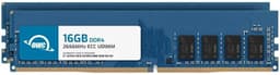 OWC 32GB (2x16GB) RAM Compatible with Synology D4EC-2666-16G, D4EU01-16G | DDR4 2666MHz PC4-21300 ECC Unbuffered UDIMM 2Rx8 1.2V Memory for NAS, RackStation, FlashStation, & NVR DVA