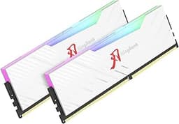 KingBank RGB Desktop Computer Memory Ram DDR4 16GB(2x8GB) 3200MHz 1.35V CL16 XMP2.0 Overclocking with Heatsink for Desktop Computer Gaming/Office/PS