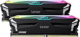 32GB (2x16GB) ARES RGB DDR5 RAM 6400MT/s CL32 1.4V Desktop Memory - Intel XMP 3.0 & AMD Expo Compatible, Black (LD5EU016G-R6400GDLA)