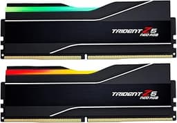 Trident Z5 Neo RGB Series DDR5 RAM (AMD Expo & Intel XMP 3.0) 32GB (2x16GB) 6000MT/s CL30-38-38-96 1.35V Desktop Computer Memory U-DIMM - Matte Black (F5-6000J3038F16GX2-TZ5NR)