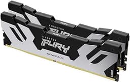 Renegade DDR5 Silver/Black XMP 96GB 6000MT/s CL32 DIMM Desktop Gaming Memory (Kit of 2) - KF560C32RSK2-96