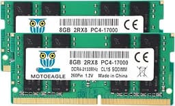 16GB DDR4 RAM 2x8GB 2133 MHz SO-DIMM 2RX8 PC4-17000 DDR4-2133P CL15 DIMM Non-ECC Laptop Memory KIT