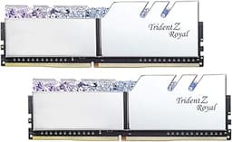 32GB (2 x 16 GB) G.Skill DDR4 Trident Z Royal Silver 3200Mhz F4-3200C14D-32GTRS
