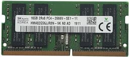 16GB 2RX8 DDR4 SO-DIMM PC4-21300 2666MHZ Memory Module HMA82GS6JJR8N-VK