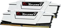 RipjawsV Series DDR4 RAM (XMP) 32GB (2x16GB) 3600MT/s CL18-22-22-42 1.35V Intel AMD Desktop Computer Memory U-DIMM - White (F4-3600C18D-32GVW)
