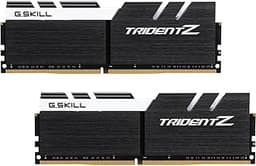 Trident Z Series DDR4 RAM (XMP) 16GB (2x8GB) 3200MT/s CL16-18-18-38 1.35V Intel AMD Desktop Computer Memory U-DIMM - Black/White (F4-3200C16D-16GTZKW)