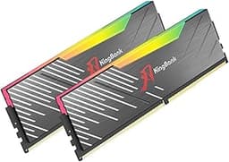 RGB Computer Desktop Memory Ram Hynix M-die DDR5 32GB(2x16GB) 6400MT/s CL32 1.4V with Heatsink for Desktop Computer Gaming/Office/PS,Black