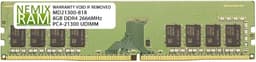 NEMIX RAM 8GB (1X8GB) DDR4 2666MHZ PC4-21300 1Rx8 1.2V CL19 288-PIN Non-ECC Unbuffered UDIMM Desktop PC Memory