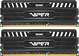 Patriot Viper 3 DDR3 RAM 16GB (2X8GB) 1600MHz CL10 1.5v UDIMM Desktop Gaming Memory Kit Compatible with XMP - PV316G160C0K