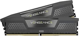 Vengeance DDR5 64GB (2x32GB) DDR5 6000MHz CL30 AMD Expo Intel XMP iCUE Compatible Computer Memory – Gray (CMK64GX5M2B6000Z30)
