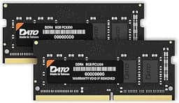 DATO 16GB RAM (8GBx2), DDR4 3200MHz PC4-25600 CL22 SODIMM 1.2V 260-Pin Non-ECC SODIMM, Laptop Notebook Memory Module