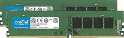 Crucial 32GB Kit (16GBx2), 288-pin DIMM, DDR4 PC4-19200,