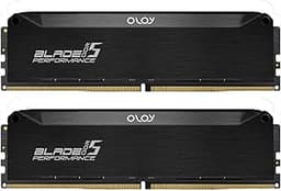 OLOy DDR5 RAM 32GB (2x16GB) Black Hairline Blade 6800 MHz CL32 1.45V Gaming UDIMM for Intel (MD5U1668320IRLDA)