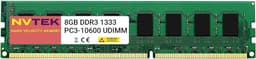 8GB (1X8GB) DDR3 1333MHZ PC3-10600 UDIMM 2Rx8 1.5V 240-PIN Non-ECC Unbuffered Desktop PC Computer Memory