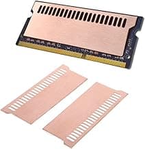 Easycargo Laptop Memory Heatsink Kit, Copper Heat Sink + Pre-Applied Thermal Conductive Adhesive Tape, Cooler Heatsink Pad for Cooling Laptop Notebook Memory RAM DDR5 DDR4 DDR3 SODIMM