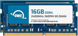 OWC 32GB (2x16GB) DDR4 2400MHZ PC4-19200 CL17 2RX8 Non-ECC SODIMM 1.2V 260-pin Laptop Notebook Memory RAM Upgrade Module
