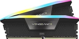 CORSAIR Vengence RGB DDR5 RAM 32GB (2x16GB) 6000MHz CL36-44-44-96 1.35V Intel XMP 3.0 Computer Memory – Black (CMH32GX5M2E6000C36)