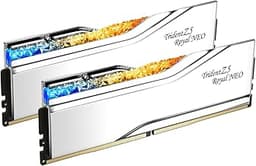 Trident Z5 Royal Neo Series DDR5 RAM (AMD Expo) 64GB (2x32GB) 6000MT/s CL30-36-36-96 1.40V Desktop Computer Memory U-DIMM - Silver (F5-6000J3036G32GX2-TR5NS)
