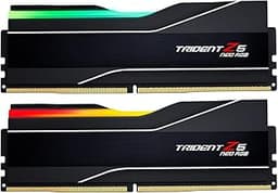 G.SKILL Trident Z5 Neo RGB Series DDR5 RAM (AMD Expo) 48GB (2x24GB) 6400MT/s CL32-39-39-102 1.35V Desktop Computer Memory U-DIMM - Matte Black (F5-6400J3239F24GX2-TZ5NR)