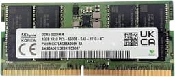SK-Hynix 16GB 5600MHz DDR5 PC5-44800 Non-ECC CL46 262-Pin SoDimm 1.1V Single Rank x8 Memory Module OEM - HMCG78AGBSA095N