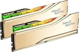 Trident Z5 Royal Neo Series DDR5 RAM (AMD Expo) 32GB (2x16GB) 6000MT/s CL28-36-36-96 1.40V Desktop Computer Memory U-DIMM - Gold (F5-6000J2836G16GX2-TR5NG)