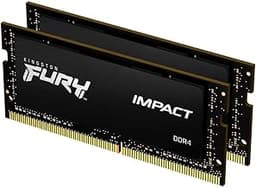 Fury Impact 16 (2 x 8 GB) 3200MHz DDR4 CL20 Laptop Memory Kit of 2 KF432S20IBK2/16