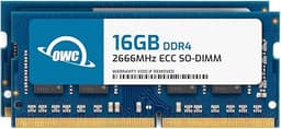 32GB (2X16GB) DDR4 RAM Compatible with Synology DiskStation DS1621+ and DS1621xs+ NAS System 2666MHz PC4-21300 CL19 ECC Unbuffered SODIMM 2Rx8 1.2V Memory Upgrade