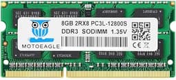 8GB DDR3L 1600 MHz SODIMM PC3L 12800S RAM Motoeagle 2Rx8 PC3 1600 DDR3 12800 1.35V Laptop Memory 204PIN