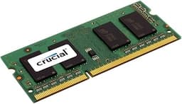 Crucial 4GB Single DDR3 1066 MT/s (PC3-8500) CL7 SODIMM 204-Pin Notebook Memory Module CT51264BC1067