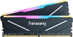 fanxiang RGB DDR4 RAM 32GB (2x16GB) 3600MHz CL18 V1.35, Desktop Gaming Machine Overclocking Memory, Intel XMP 2.0 & AMD Compatible - Black