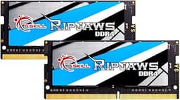 Ripjaws DDR4 SO-DIMM Series DDR4 RAM 32GB (2x16GB) 2666MT/s CL19-19-19-43 1.20V Unbuffered Non-ECC Notebook/Laptop Memory SO-DIMM (F4-2666C19D-32GRS)