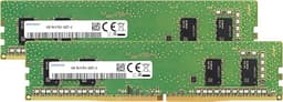 Samsung 8GB (2x4GB) DDR4 2400MHz PC4-19200 (PC4-2400T) CL17 UDIMM 1Rx16 Single Rank 1.2V Non-ECC DIMM 288-Pin Desktop PC RAM Memory