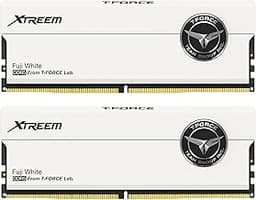 TEAMGROUP T-Force XTREEM DDR5 Ram 32GB (2x16GB) 7600MHz PC5-60800 CL36 A-DIE Desktop Memory Module Ram for Intel XMP 3.0 & AMD Expo Compatible White FFWD532G7600HC36FDC01