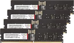 V-Color DDR5 64GB (16GBx4) 6000MHz CL32 2Gx8 1Rx8 OC R-DIMM (Overclocking ECC Registered DIMM) 1.4V Memory Ram for TRX50 Workstation (AMD Expo) (TRA516G60S832Q)