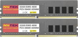 64GB 2X32GB DDR5 4800MHZ PC5-38400 1.1V 2Rx8 CL40 288-PIN Non-ECC UDIMM KIT Designed for Motherboards utilizing ONLY Intel Series Processor with Intel W680 Chipset - NOT Compatible with AMD CPU