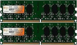 DOLGIX 4GB (2x2GB) DDR2 800MHz DIMM PC2-6400 1.8V 240-Pin Desktop RAM Memory Upgrade Kit