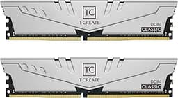 TEAMGROUP T-Create Classic 10L DDR4 32GB Kit (2 x 16GB) 3200MHz (PC4 25600) CL22 Desktop Memory Module Ram - TTCCD432G3200HC22DC01