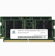 32GB (2x16GB) Compatible for Lenovo K14 Gen 2 Laptop DDR5 5600MHz PC5-44800 SODIMM 1Rx8 CL46 1.1v Notebook Memory Module Upgrade RAM