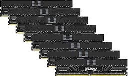 Fury Renegade Pro Expo 256GB 6400MT/s DDR5 ECC Reg CL32 DIMM (Kit of 8) Memory Overclockable ECC Registered DIMM- KF564R32RBE2K8-256