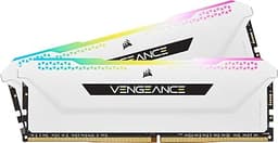 Vengeance RGB Pro SL 16GB (2x8GB) DDR4 3200 (PC4-25600) C16 1.35V Desktop Memory - White (CMH16GX4M2E3200C16W)