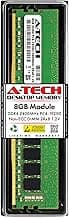 A-Tech 8GB DDR4 2400MHz DIMM PC4-19200 UDIMM Non-ECC 2Rx8 1.2V CL17 288-Pin Desktop Computer RAM Memory Upgrade Module