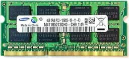 4GB (1X4GB) DDR3 1333MHZ PC3-10600 2Rx8 1.35V 204-PIN NON-ECC SODIMM Samsung M471B5273DH0-CH9 Laptop PC AIO Memory
