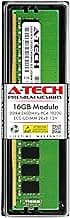 A-Tech 16GB RAM for Dell PowerEdge T130 | DDR4 2400MHz PC4-19200 ECC Unbuffered UDIMM 2Rx8 Server Single Memory Upgrade Module (Replacement for SNPCX1KMC/16G, SNPCX1KMDG/16G, A9755388, CX1KM, 0CX1KM)