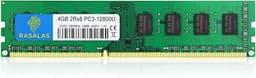 4GB DDR3 1600 MHz PC3-12800 CL11 Desktop Memory DIMM PC3-12800U Rasalas DDR3 4GB 2Rx8 Udimm 1.5V Dual Rank RAM 240-PIN for AMD Intel System Desktop Computer