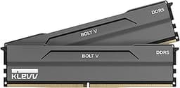 KLEVV Bolt V DDR5 32GB (2x16GB) 6000MHz CL30 SK Hynix A-Die 1.35V Gaming Desktop Ram Memory XMP 3.0 / AMD Expo Ready (KD5AGUA80-60A300H)