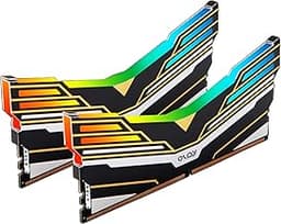 DDR4 RAM 16GB (2x8GB) Warhawk Aura Sync RGB 3600 MHz CL18 1.35V 288-Pin Desktop Gaming UDIMM (MD4U083618BEDA)